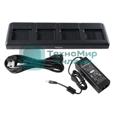 Зарядное устройство HONEYWELL Dock For recharging up to 4 batteries. Kit includes Dock, Power Supply and Power Cord (EU)