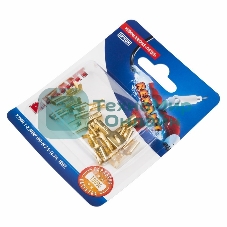 Клемма плоская Rexant, гнездо - 7.7 мм 1-2.5 мм², (РП-м 2.5-(6.3)/DJ623-Е6.3С), в упак. 10 шт.