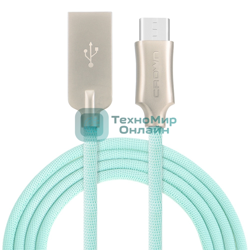 Кабель Crown USB - USB Type-C CMCU-3132C light blue