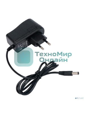 Блок питания узкий Gembird NPA-AC16, 12В/2А, 24Вт, 1 штекер 5,5х2,1мм