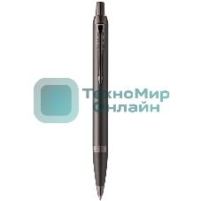 Ручка шариковая Parker IM Monochrome K328 (CW2172961) Gun Metal, M, синие чернила, подарочная коробка