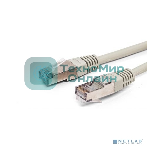 Кабель патч-корд Filum FL-F5-0.25M F/UTP 5e cat. 0.25м,, 26AWG(7x0.16 мм), омедненный алюминий (CCA), PVC, серый