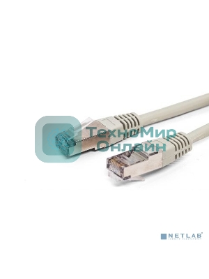 Кабель патч-корд Filum FL-F5-0.25M F/UTP 5e cat. 0.25м,, 26AWG(7x0.16 мм), омедненный алюминий (CCA), PVC, серый