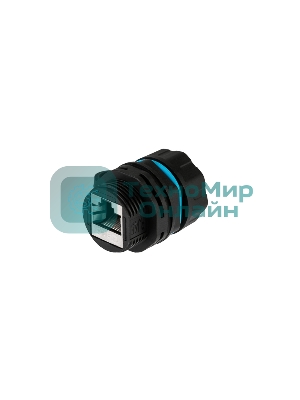 Индустриальный соединительный модуль, RJ-45(8P8C), FTP, CAT6, IP68 с защитным колпачком для кабеля