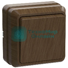 Выключатель 1-кл. ОП ОКТАВА 10А IP20 дуб IEK EVO10-K04-10-DC