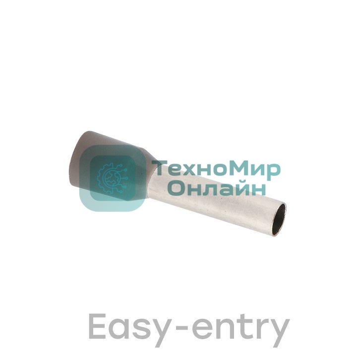 Наконечник штыревой втулочный изол. НШвИ 4.0-12 (уп. 50 шт) EKF nhvi-4.0-12