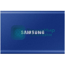 Внешний SSD Samsung T7, 2TB, USB 3.2 Gen 2 Type-C, R/W 1050/1000, синий