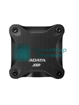 Внешний SSD ADATA SD620, 2TB, USB 3.2 Gen 2 Type-A, R/W 550/480, черный