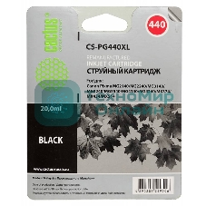 Картридж струйный Cactus CS-PG440XL черный (600 стр., 20 мл) для Canon Pixma MG2140/3140/2240/2245/3240/3540/3640/4140/4240/4250/MX374/375/394/434/454/474/514/524/534/TS5140
