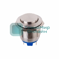 Кнопка антивандальная Rexant Ø19 Б/Фикс (2с) (ON)-OFF выпуклая