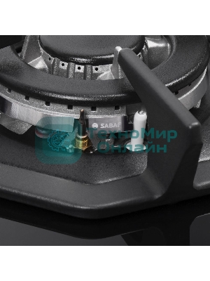 Газовая варочная панель Maunfeld EGHG.64.23CB/G, 4 конфорки, закаленное стекло, черный