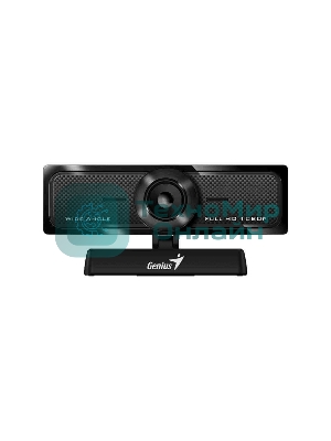 Веб-камера Genius WideCam F100 V2 1920x1080, 30 кадр/с, USB Type-A, микрофон, универсальное крепление