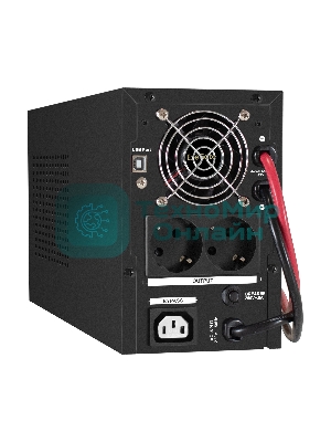 Комплект Источник бесперебойного питания EX295987RUS + батарея 33Aч EX282974RUS 2шт (инвертор, синус, для котла) ExeGate SineTower SZ-1000.LCD.AVR.2SH.1C13.USB 1000VA/800W, чистый синусоида, LCD дисплей, AVR, 2*Schuko+1*C13, USB, линейно-интерактивный, черный + батарея ExeGate DT 1233 (12В, 33А·ч) 2шт