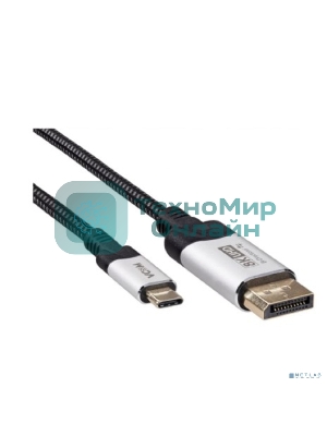 Кабель-адаптер DP A(m) <-->USB 3.1 Type-Cm,bi-direct, 8K@60Hz, 1,5 м, VCOM <CU422VB-1.8>