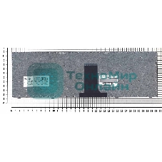 Клавиатура для ноутбука Lenovo IdeaPad B5400 M5400 черная с серебристой рамкой