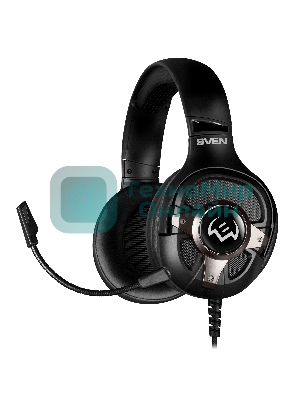 Наушники с микрофоном SVEN AP-U1100MV черный 2.2м мониторные оголовье