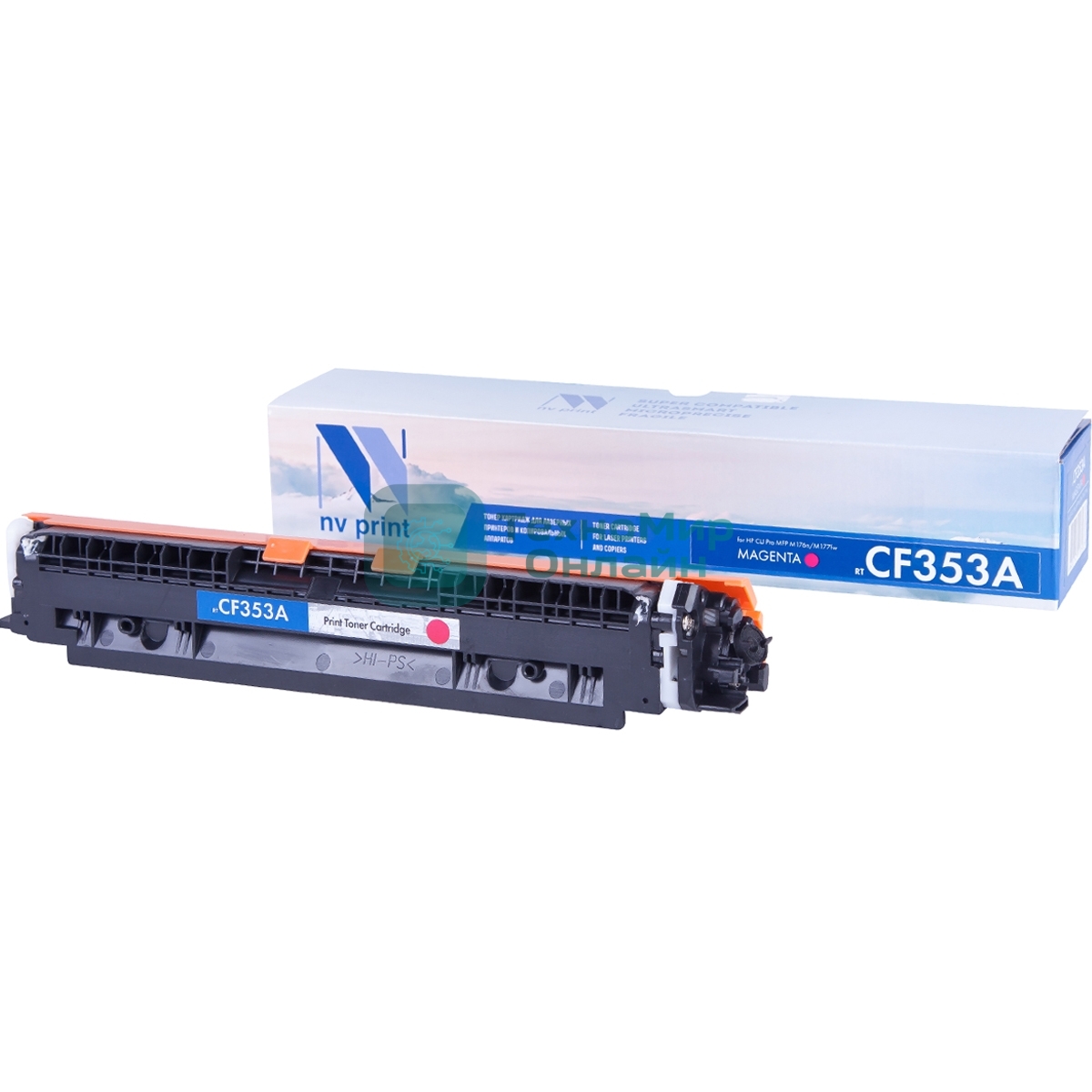Картридж лазерный NVPrint совместимый для HP CLJ Pro MFP M176n/M177fw CF353A Magenta (1000k)
