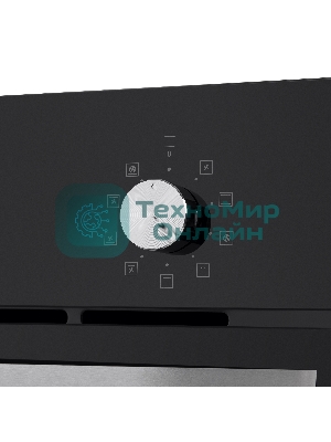 Духовой шкаф электрический Maunfeld EOEM.589B черный/серебристый, встраиваемый