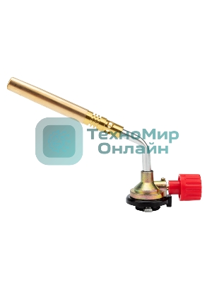 Газовая горелка-насадка Rexant GT-18 (механическая с регулятором) паяльного типа