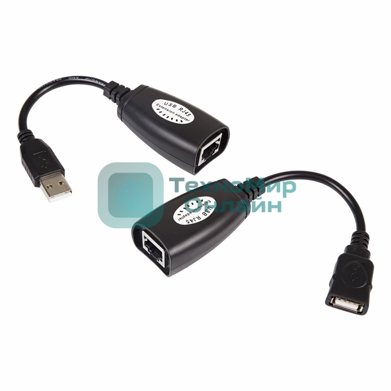 Удлинитель USB Rexant по витой паре (8p8c)