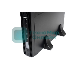 Источник бесперебойного питания SKAT-UPS 1000 RACK + 2x9Ah UPS 900 W, On-Line, sine, built-in rechargeable batteries 2 pcs x 9Ah