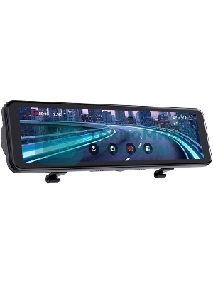 Видеорегистратор TrendVision CarPlay Mirror черный 2Mpix 2160x3840 2160p 150гр. MSTAR 8826