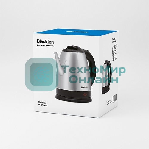 Чайник электрический Blackton Bt KT1802S сталь/черный