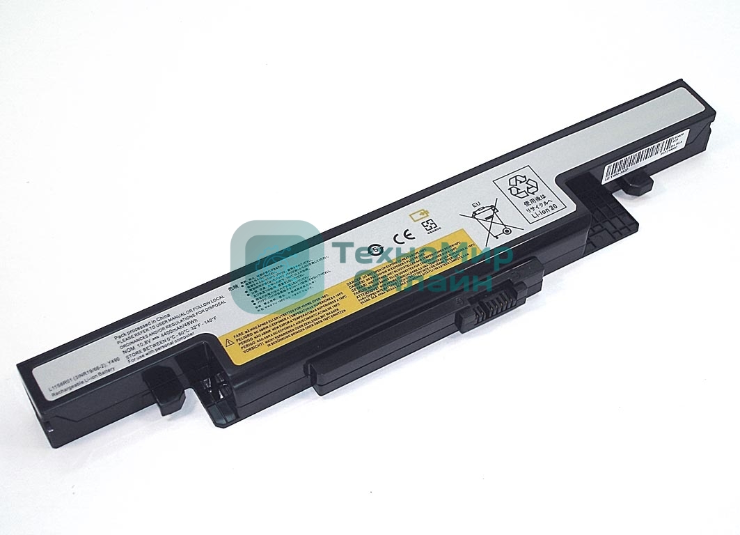Аккумуляторная батарея для ноутбука Lenovo Y490 10.8V 5200mAh OEM черный