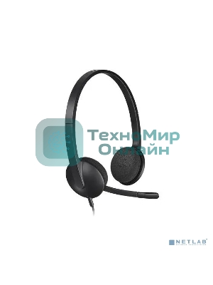 Гарнитура проводная Logitech Headset H340 USB graphite