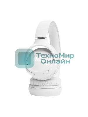 Беспроводные наушники JBL Tune 520BT белый, накладные, Bluetooth, быстрая зарядка, складная конструкция