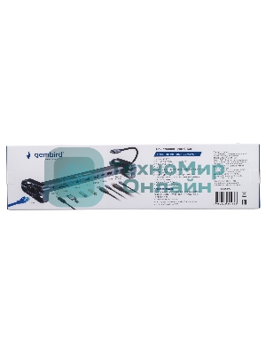 Концентратор USB Type-C Gembird UHB-D5, 10в1: 3xUSB3.1, Type-C PD87W, Jack 3.5, SD/TF, HDMI, RJ45, Type-C, кабель 14см, алюминий