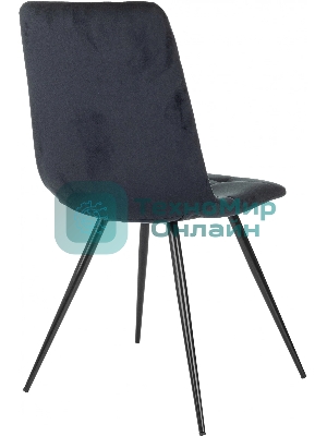 Стул для дома Бюрократ CH-K1_4 комплект 4 шт черный Holland 75 металл черный на ножках