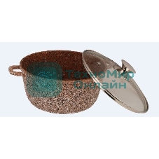 Кастрюля Kelli KL-4018-24 5,5 л ОБЪЕМ 5,5 л из высокопрочного алюминия с гранитным покрытием, с индукционным дном. Силиконовые накладки для ручек съемные. Стеклянная крышка с паровыпуском. Пригодна для всех видов плит, в том числе индукционных