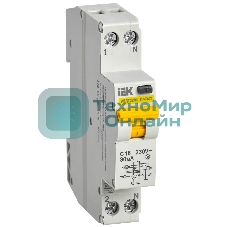 Выключатель автоматический дифференциального тока С 16А 30мА АВДТ32МL KARAT IEK MVD12-1-016-C-030