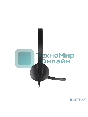 Гарнитура проводная Logitech Headset H340 USB graphite