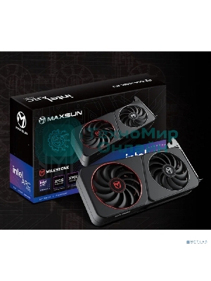 Видеокарта MAXSUN Intel Arc B580 Milestone 12G Arc B580, HDMI, 3xDP, 12G, D6