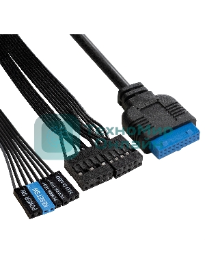 Компьютерный корпус Minitower ExeGate MA-371X-UNS350 (mATX, БП UNS350 с вент. 12см, 2*USB+2*USB 3.0, аудио, черный)