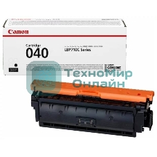 Картридж лазерный Canon Cartridge 040BK (0460C001) черный, 6300 стр., для LBP710Cx/712Cx