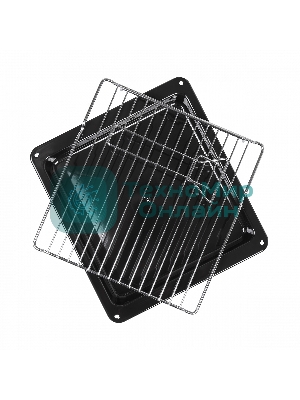 Шкаф духовой электрический Maunfeld EOEC516BG, встраиваемый, 51л, дверца с 2 стеклами, бежевый