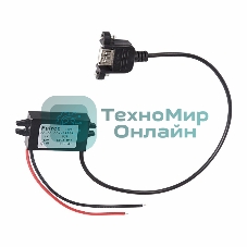 Адаптер Rexant DC 12 V-гнездо USB-A 5 V 3 A