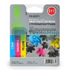 Картридж струйный Cactus CS-CL511 многоцветный (9 мл) для Canon MP240 MP250 MP260 MP270 MP480