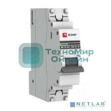 Выключатель автоматический EKF mcb4763-1-40C-pro 1P 40А (C) 4,5kA ВА 47-63 EKF PROxima