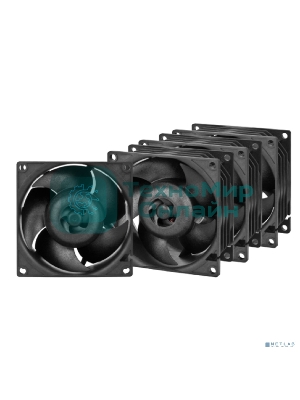 Комплект вентиляторов для корпуса Arctic S8038-10K (4 Pack) черный, 80 мм, 10000 об/мин, 4 pin