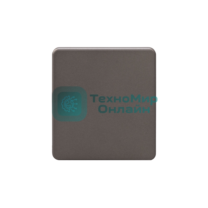 Выключатель Kranz ROUND 1 кл 10А с/у титан