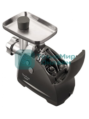 Мясорубка электрическая Moulinex ME688832 черный, 2200 Вт, 4.5 кг/мин, реверс, насадки - 6