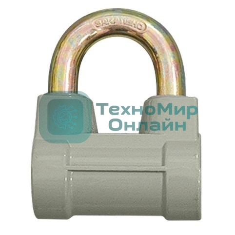 Замок навесной Сибртех, ширина 60 мм, чугун, дужка d-10 мм, финский, 3 ключа, ЗН2-4