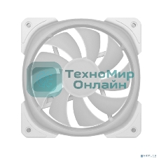 Вентилятор для корпуса Powercase (CM21-14W ARGB) White 140x140x25mm (PWM, 100шт./кор, 4pin +ARGB Sync, 800-1500±10% об/мин) Bulk