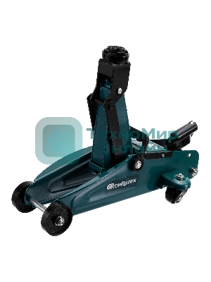 Домкрат гидравлический подкатной Сибртех 2т, 127-330 мм, в пластиковом кейсе