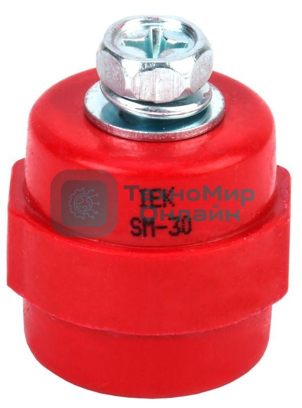 Изолятор SM30 (М8) силовой с болтом IEK YIS11-30-08-B