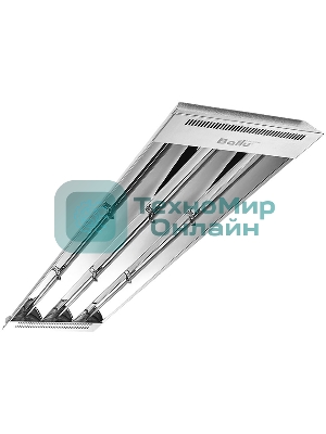 Обогреватель инфракрасный Ballu BIH-T-3.0 серый, 3000 Вт, 30 м2